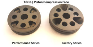 Fox 2.5 Piston Factory vs Performance - Compression Outlet