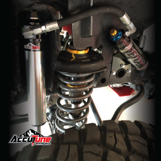 Fox Shock Kit 07ON Jeep JK Front, 2.5 Series, Remote Reservoir, 10.1